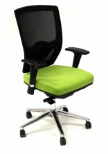 Open Mesh Back. Choice Ergo 2 Lever Or Synchro Action. Arms. Ratchet Back. Base Black, Chrome Extra. 120 Kg. Seat Any Colour